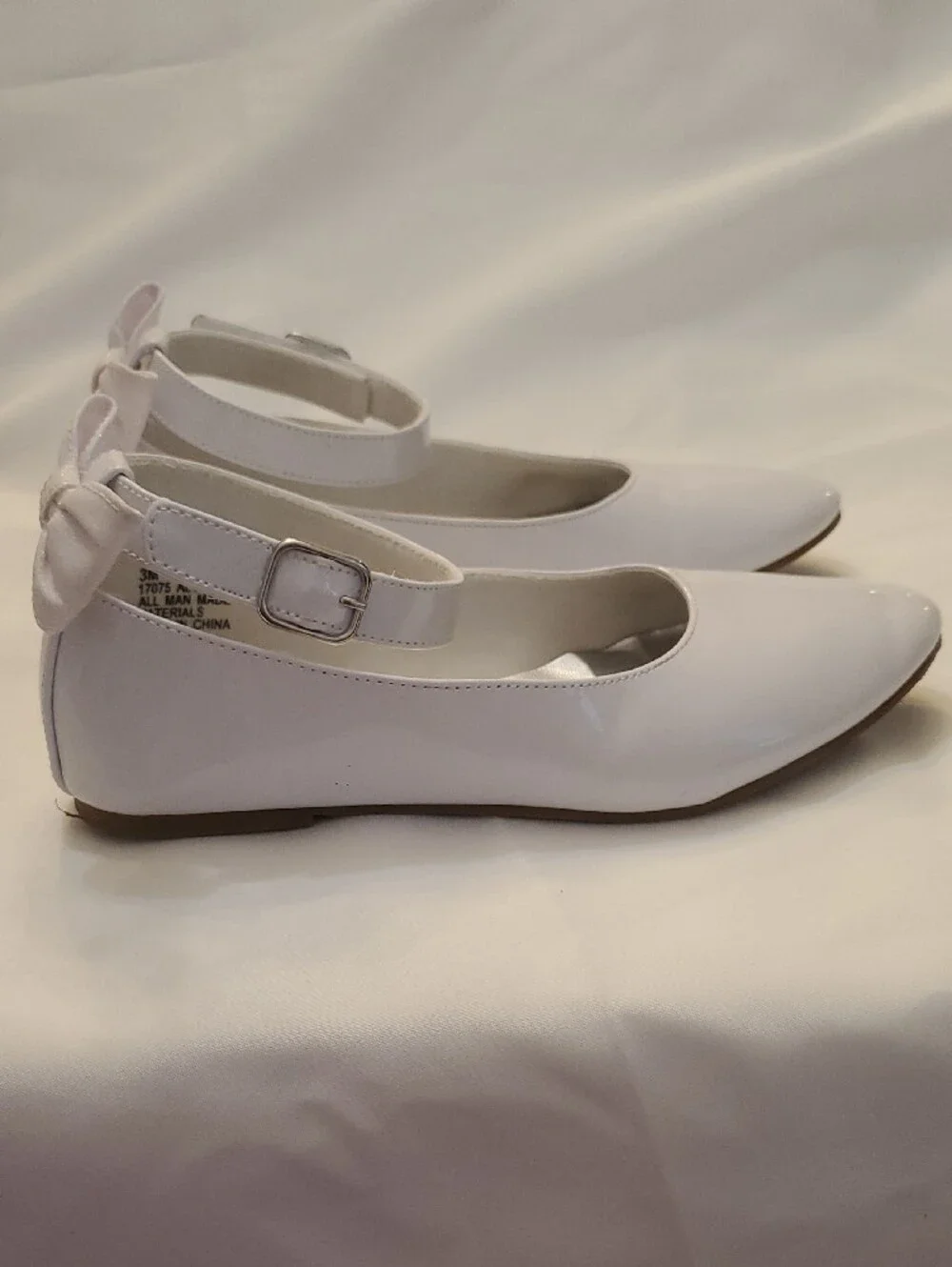 Girls White Patent Bow Mary Jane Shoes Rachel Shoes Brand Girls 3